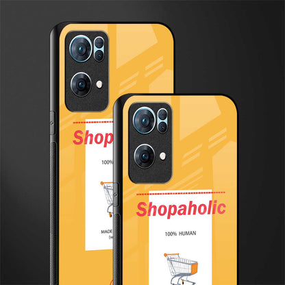 shopaholic glass case for oppo reno7 pro 5g image-2