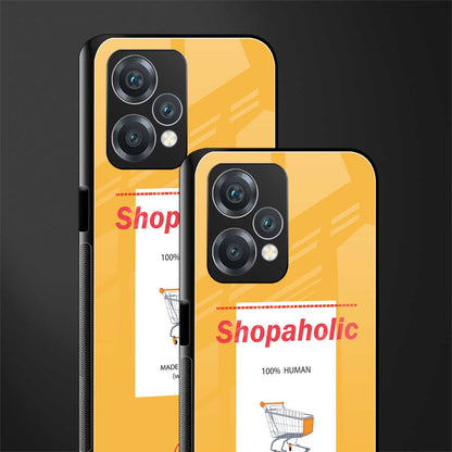 shopaholic back phone cover | glass case for realme 9 pro 5g