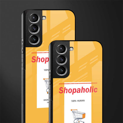 shopaholic glass case for samsung galaxy s21 plus image-2