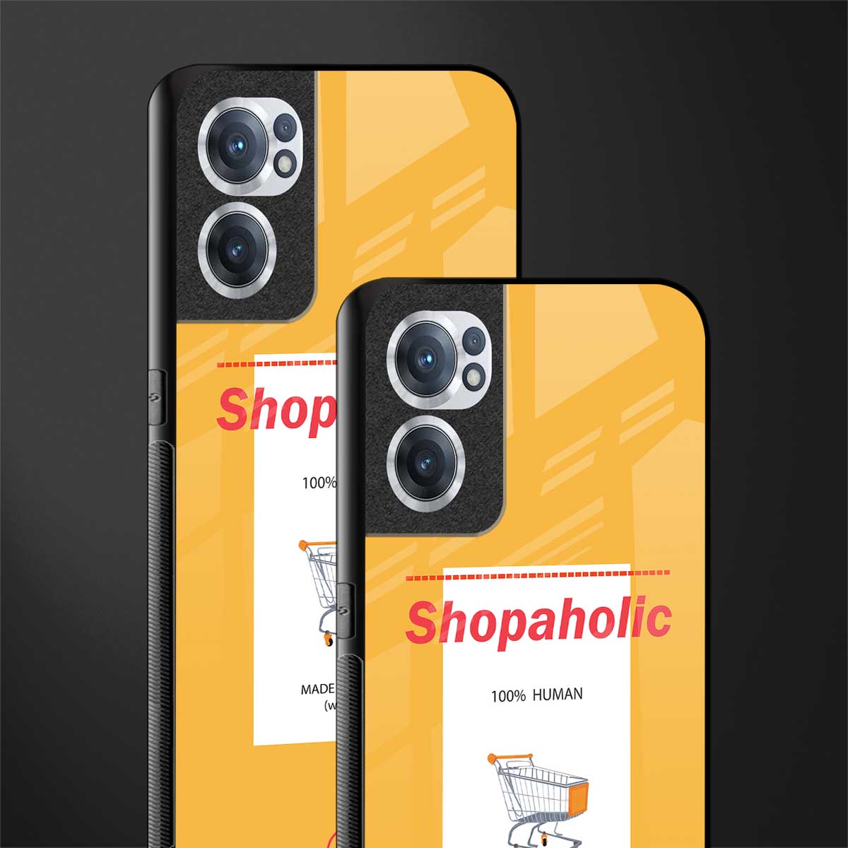 shopaholic glass case for oneplus nord ce 2 5g image-2