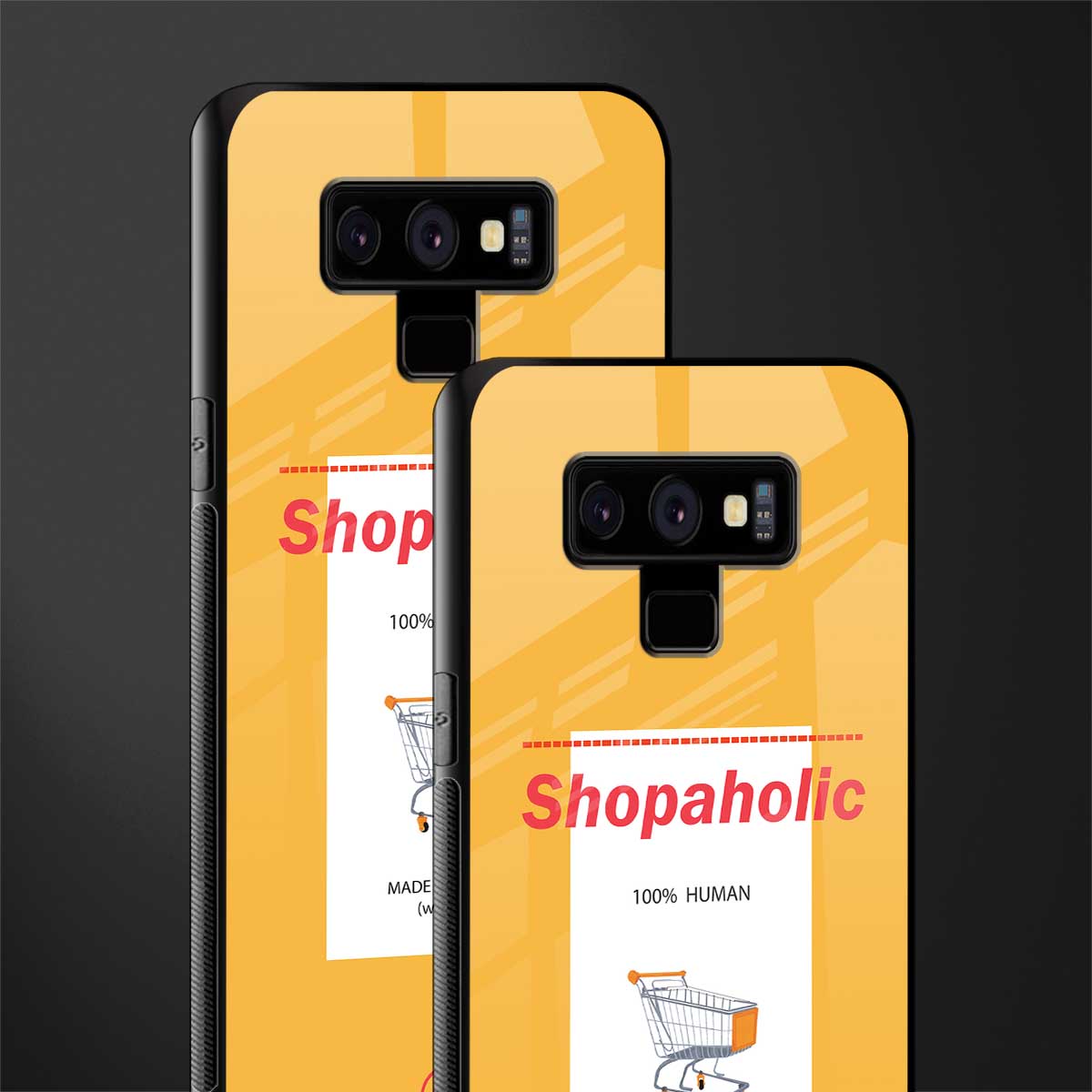 shopaholic glass case for samsung galaxy note 9 image-2
