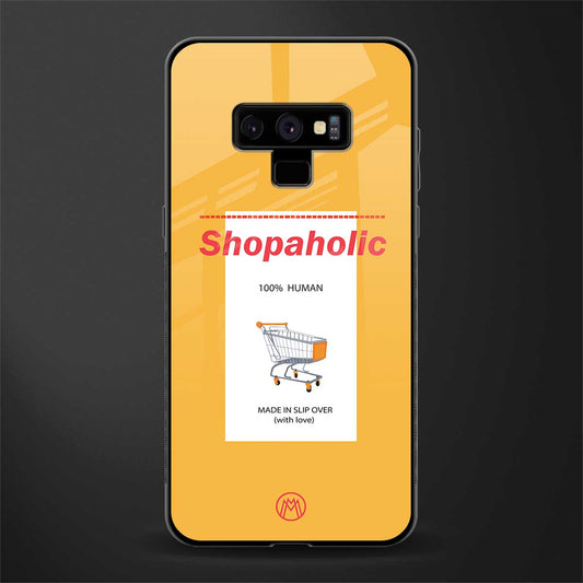 shopaholic glass case for samsung galaxy note 9 image