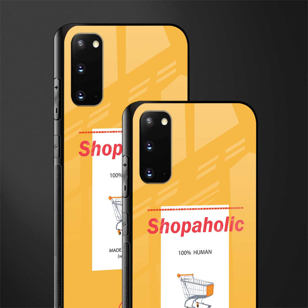 shopaholic glass case for samsung galaxy s20 image-2