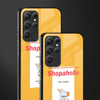 shopaholic glass case for samsung galaxy s22 ultra 5g image-2
