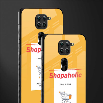 shopaholic glass case for redmi note 9 image-2