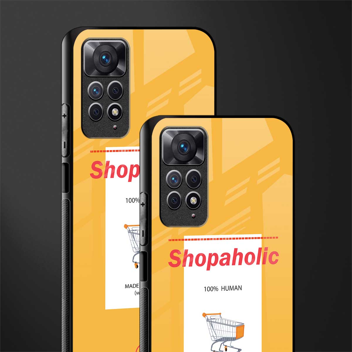 shopaholic glass case for redmi note 11 pro image-2