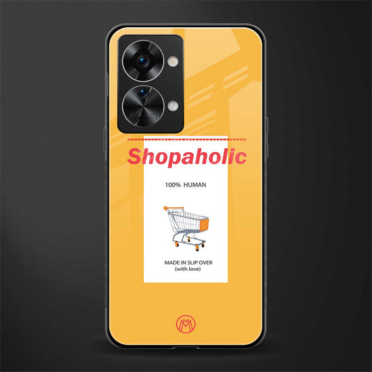 shopaholic glass case for phone case | glass case for oneplus nord 2t 5g