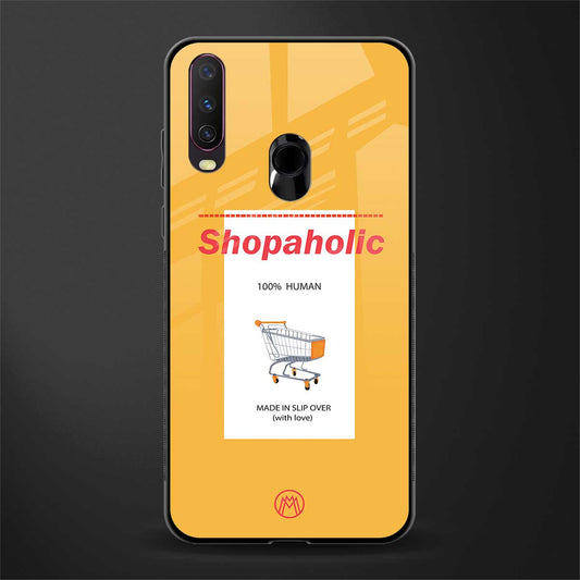 shopaholic glass case for vivo y12 image