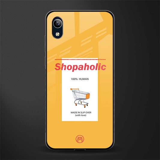 shopaholic glass case for vivo y91i image