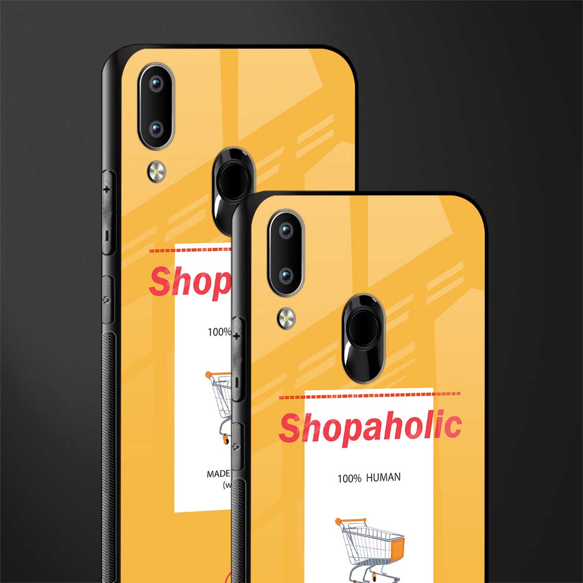 shopaholic glass case for vivo y95 image-2