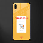 shopaholic glass case for vivo v11 pro image