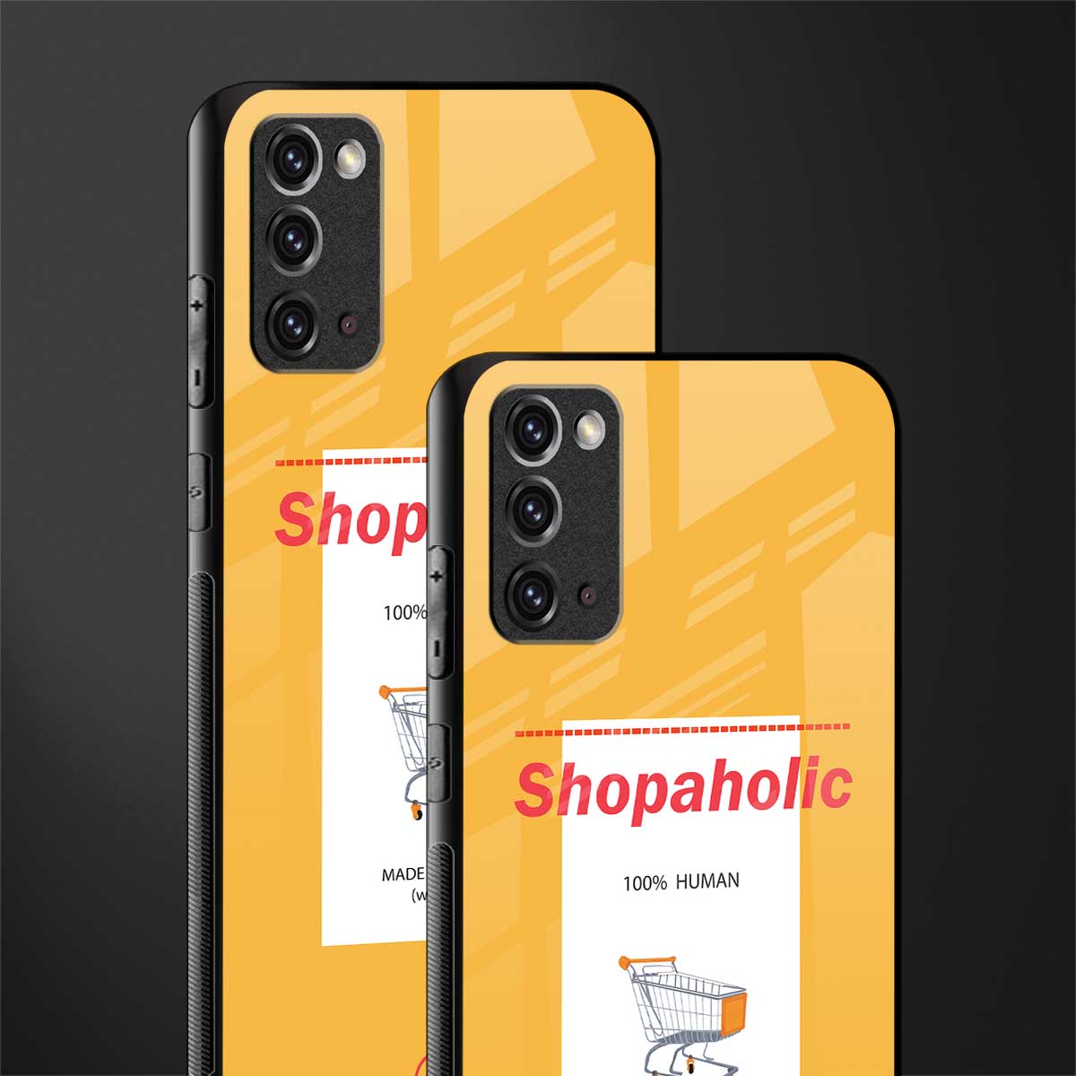 shopaholic glass case for samsung galaxy note 20 image-2