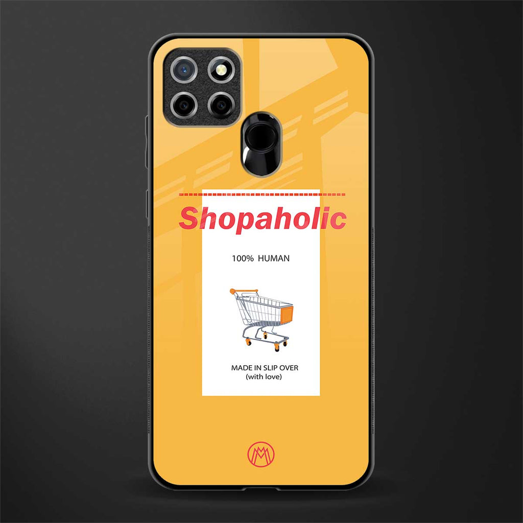 shopaholic glass case for realme narzo 30a image