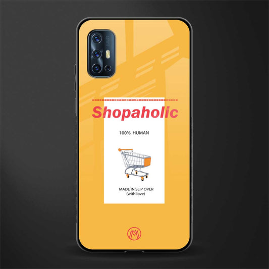 shopaholic glass case for vivo v17 image