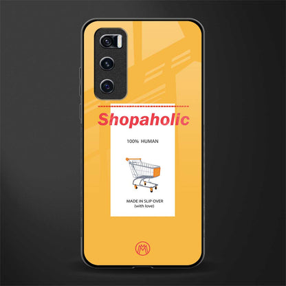 shopaholic glass case for vivo v20 se image