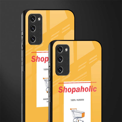 shopaholic glass case for samsung galaxy s20 fe image-2