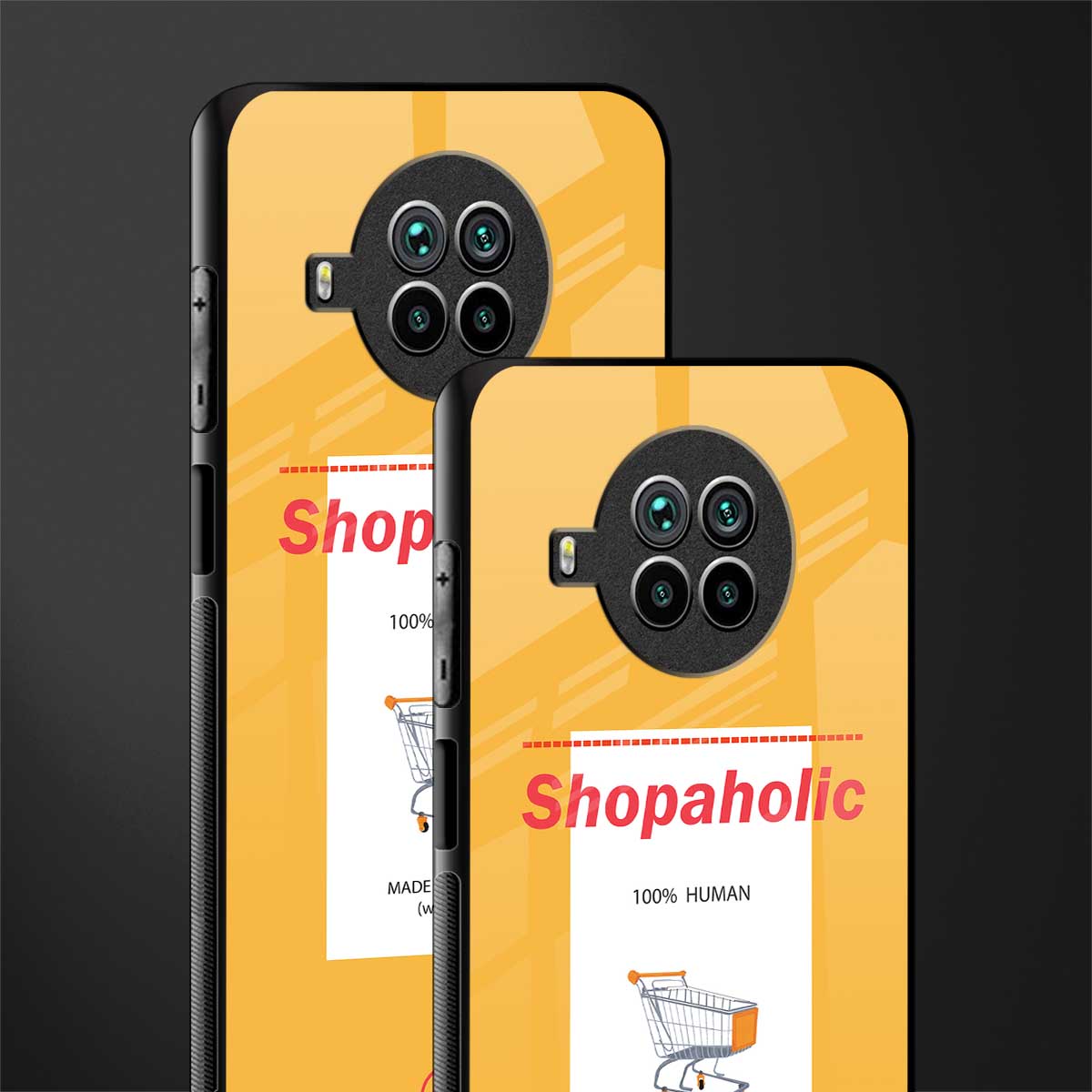 shopaholic glass case for mi 10i image-2