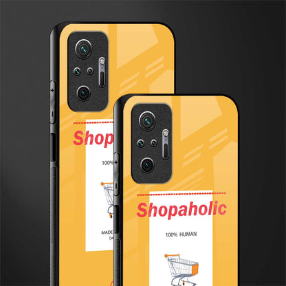 shopaholic glass case for redmi note 10 pro image-2