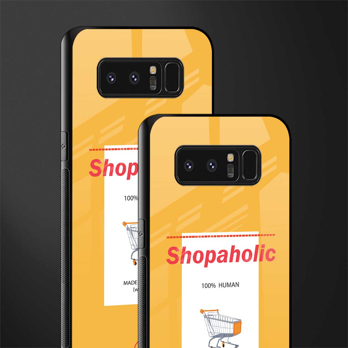 shopaholic glass case for samsung galaxy note 8 image-2