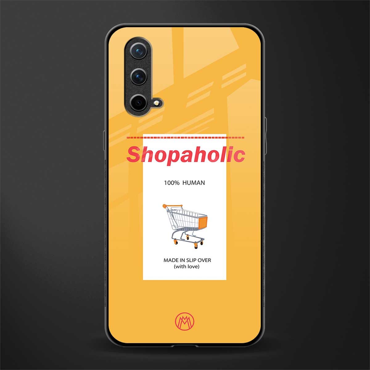 shopaholic glass case for oneplus nord ce 5g image