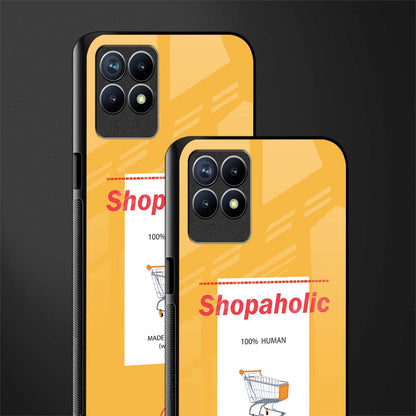 shopaholic glass case for realme 8i image-2