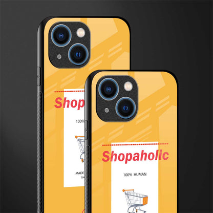 shopaholic glass case for iphone 13 mini image-2