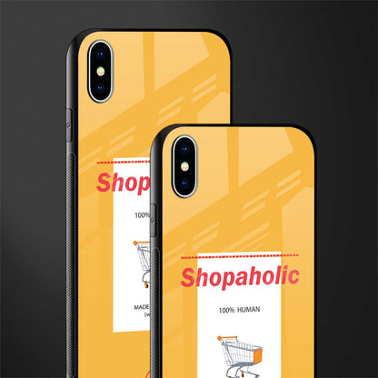 shopaholic glass case for iphone xs max image-2