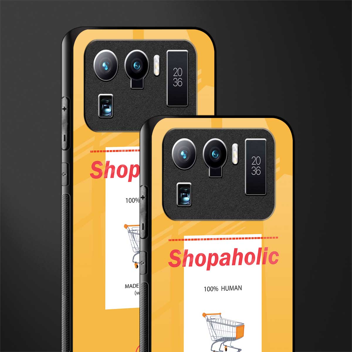 shopaholic glass case for mi 11 ultra 5g image-2