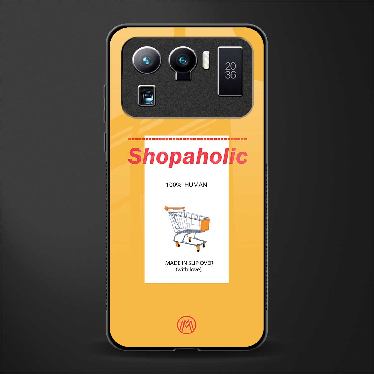 shopaholic glass case for mi 11 ultra 5g image