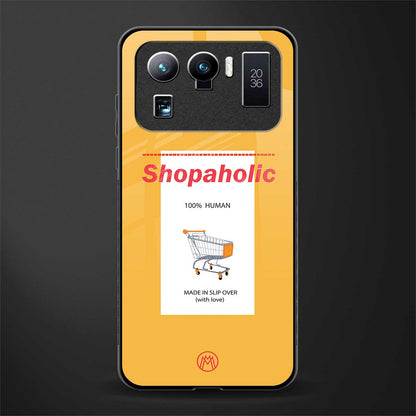 shopaholic glass case for mi 11 ultra 5g image