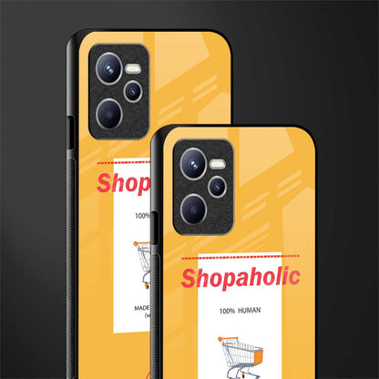 shopaholic glass case for realme c35 image-2