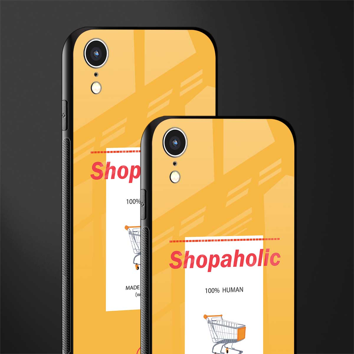 shopaholic glass case for iphone xr image-2