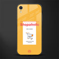 shopaholic glass case for iphone xr image