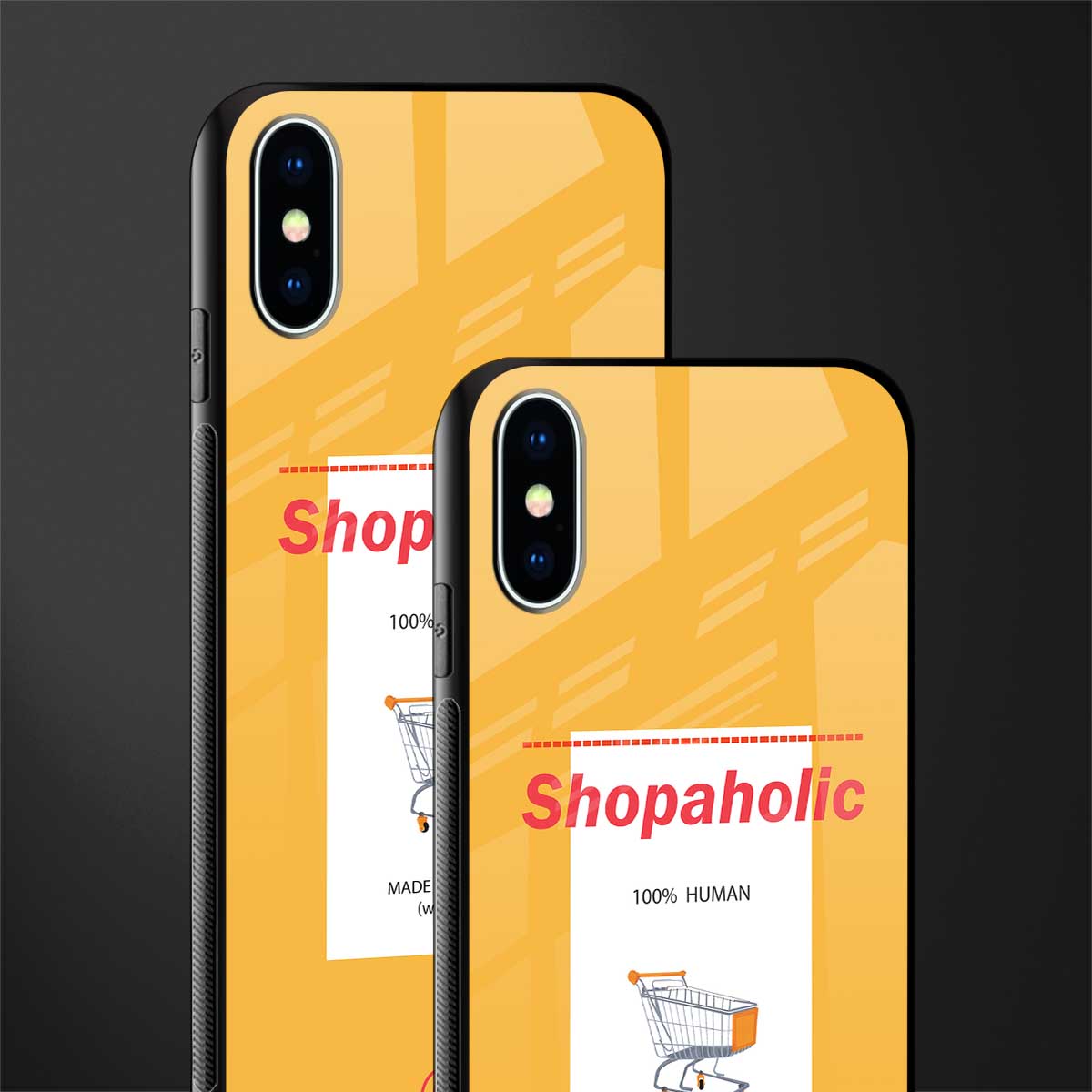 shopaholic glass case for iphone xs image-2