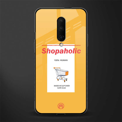 shopaholic glass case for oneplus 7 pro image