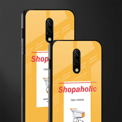 shopaholic glass case for oneplus 7 image-2