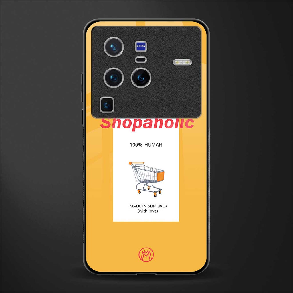 shopaholic glass case for vivo x80 pro 5g image