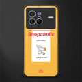 shopaholic glass case for vivo x80 image