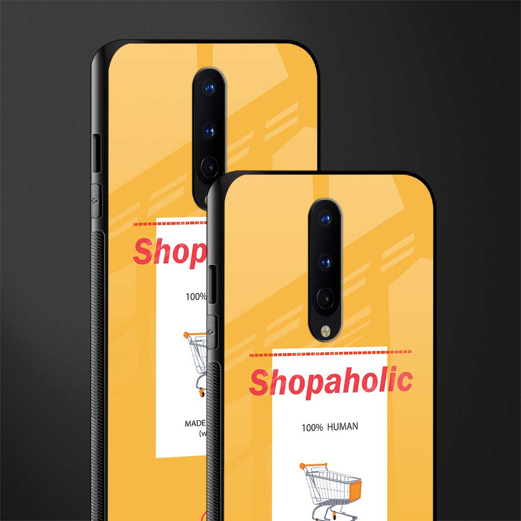 shopaholic glass case for oneplus 8 image-2