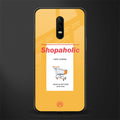 shopaholic glass case for oneplus 6 image