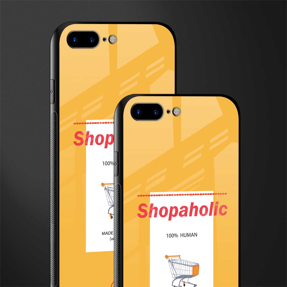 shopaholic glass case for iphone 8 plus image-2