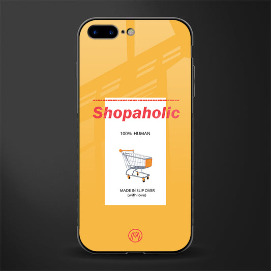 shopaholic glass case for iphone 8 plus image