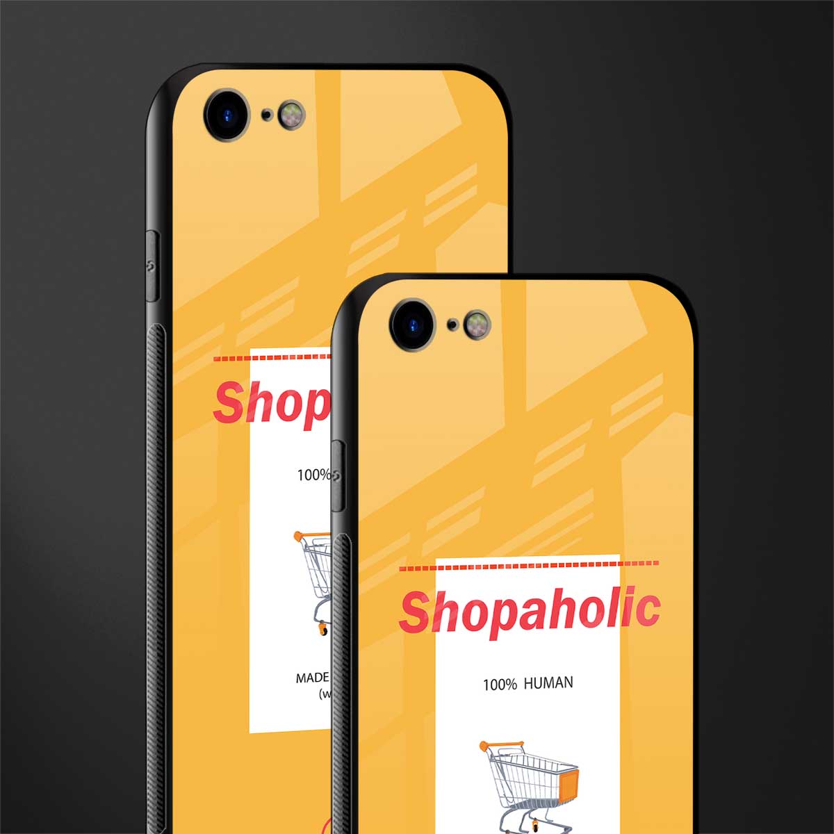 shopaholic glass case for iphone se 2020 image-2