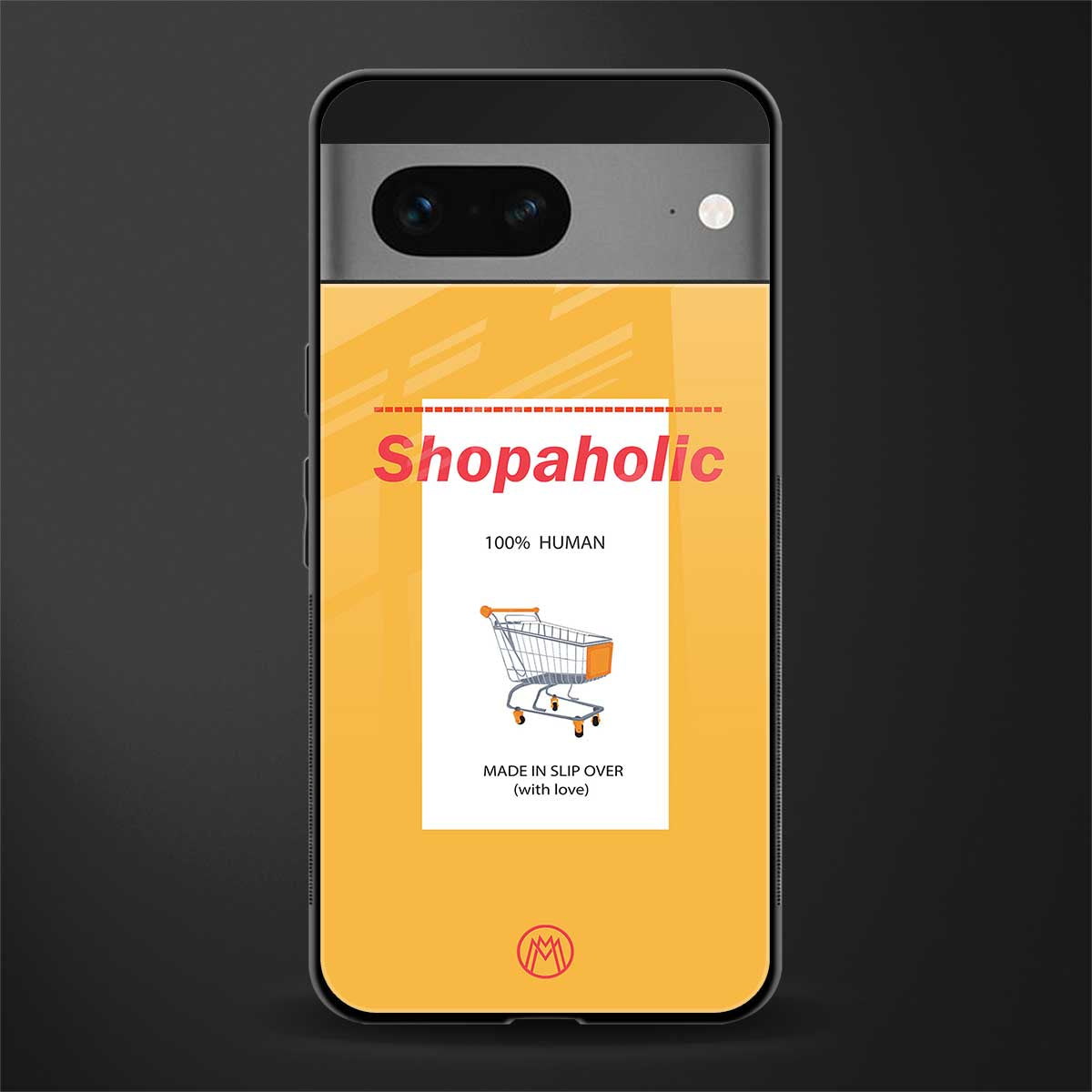 shopaholic back phone cover | glass case for google pixel 7