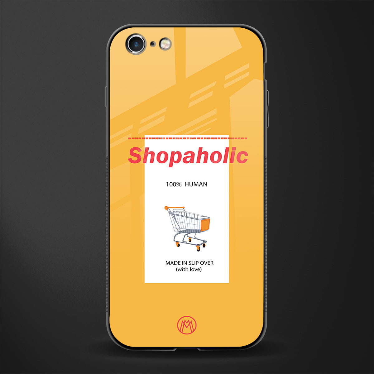 shopaholic glass case for iphone 6s image
