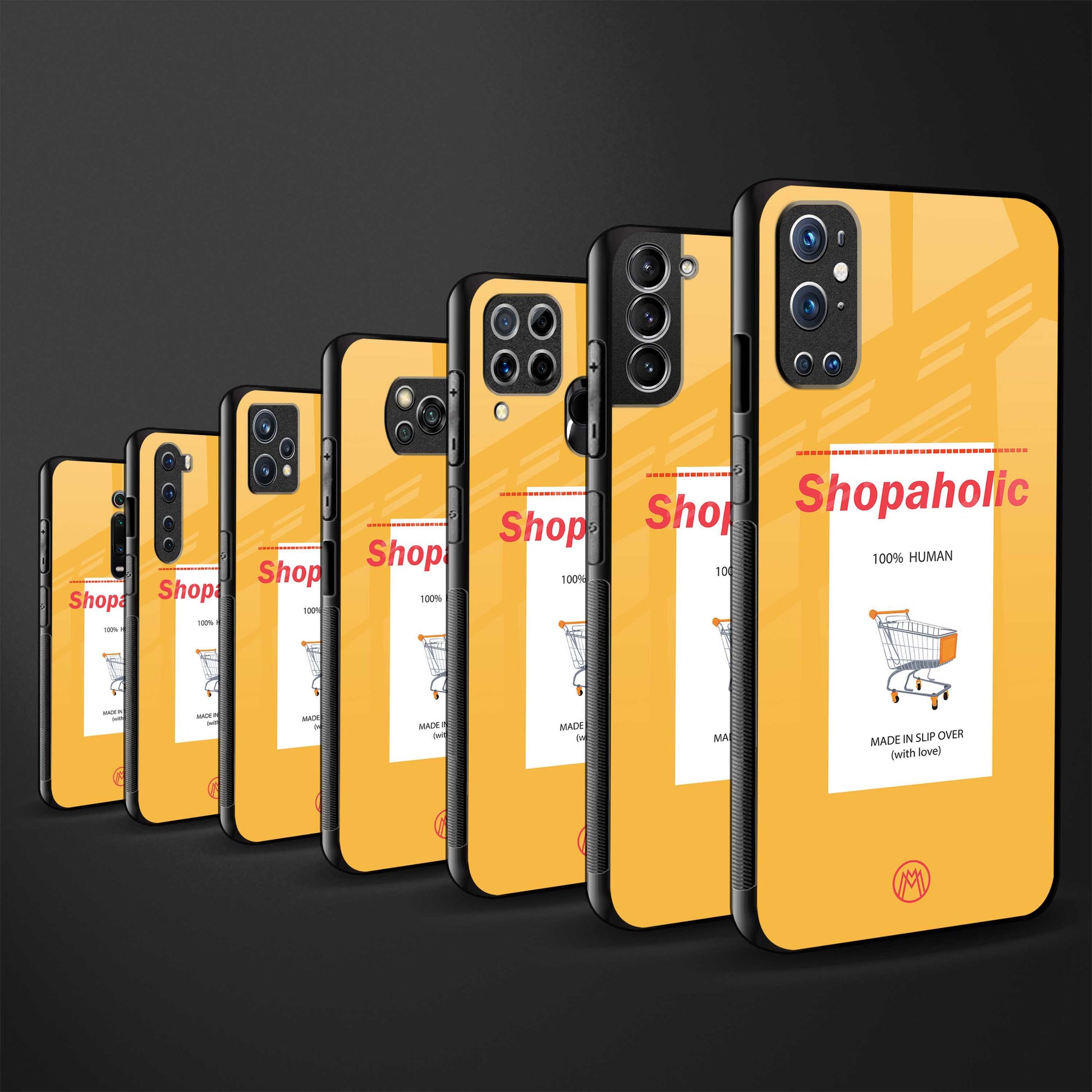 shopaholic glass case for vivo x70 pro plus image-3