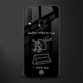 sick skateboarder black doodle glass case for vivo y12 image