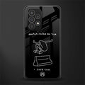 sick skateboarder black doodle back phone cover | glass case for samsung galaxy a53 5g