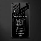 sick skateboarder black doodle back phone cover | glass case for samsung galaxy m33 5g