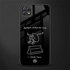 sick skateboarder black doodle back phone cover | glass case for samsung galaxy f42